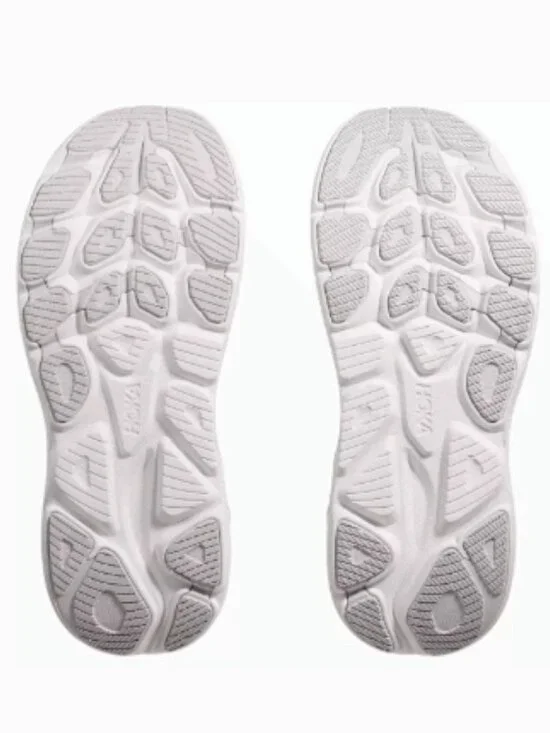 Clifton 10 Running Women's Hoka Shoes - Ash Grey/White - Picture 7 of 7